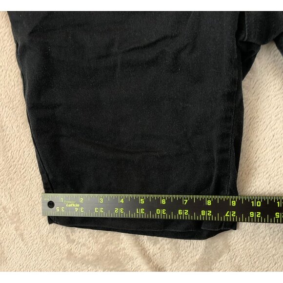 Volcom Mens Chino Shorts Size 30 Flat Front Casula Summer Pockets Black Cotton - Picture 5 of 12